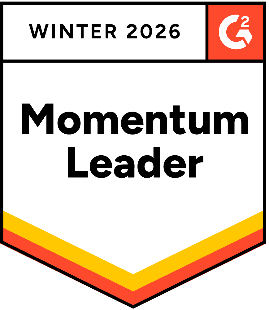 Momentum Leader G2 Award Badge